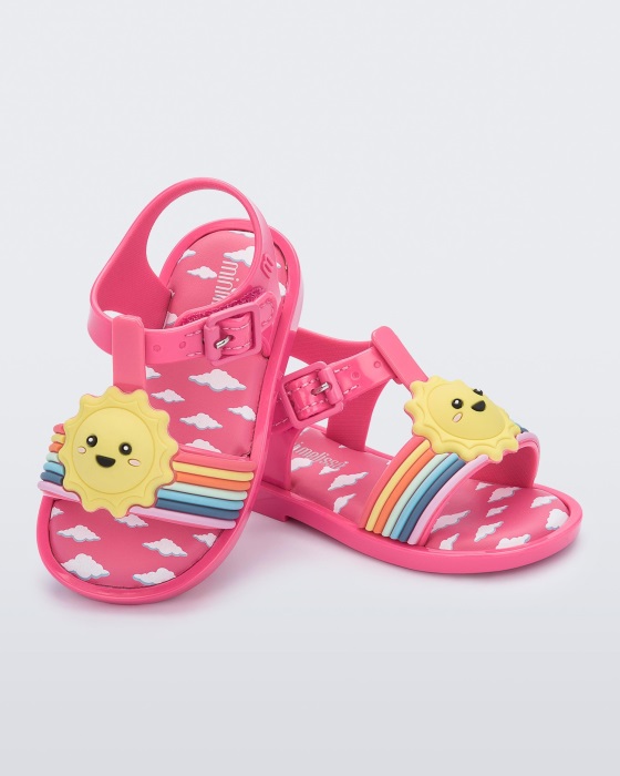 Mini Melissa Mar Sunny Day Sandal-Baby Pink