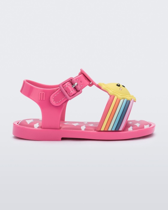 Mini Melissa Mar Sunny Day Sandal-Baby Pink