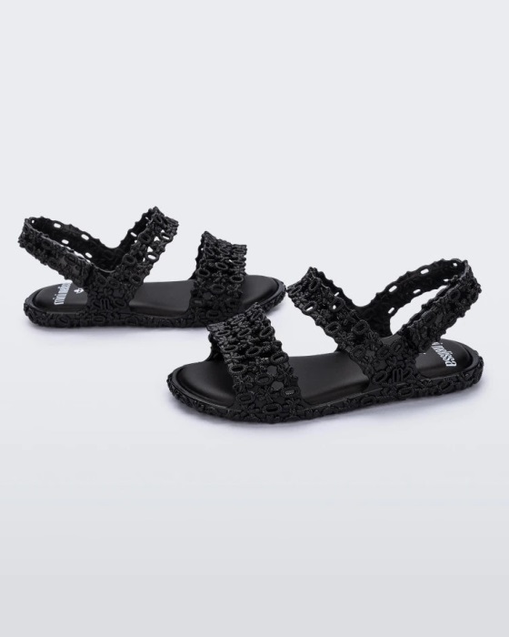 Mini Melissa Panc Isabela Capeto Sandal-Baby Black