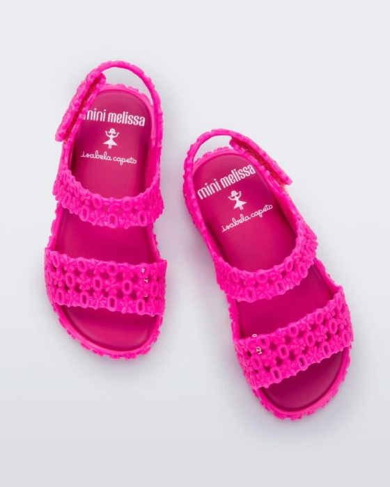 Mini Melissa Panc Isabela Capeto Sandal-Baby Pink