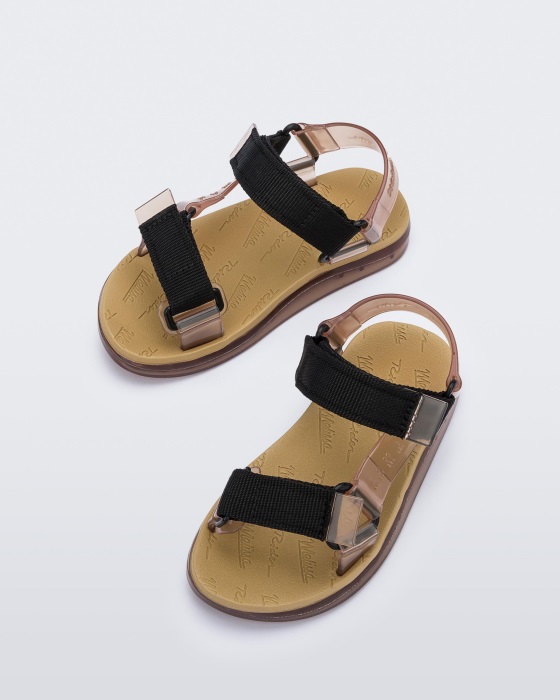 Mini Melissa Papete Rider Sandal-Kids Beige
