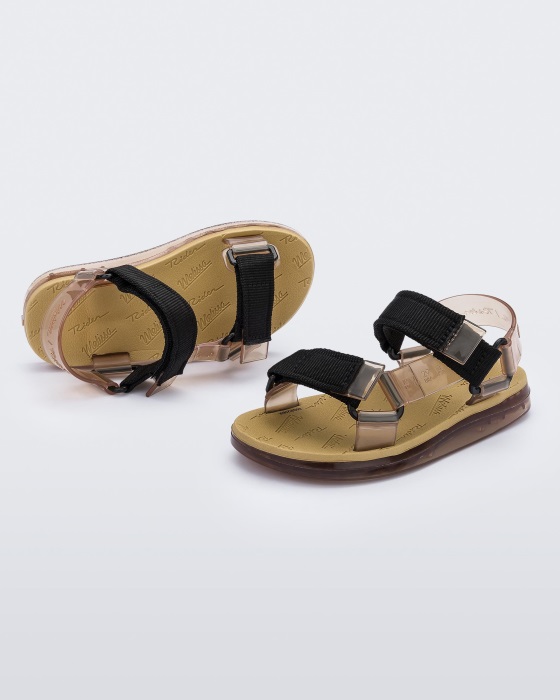 Mini Melissa Papete Rider Sandal-Kids Beige