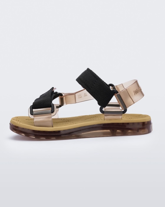 Mini Melissa Papete Rider Sandal-Kids Beige