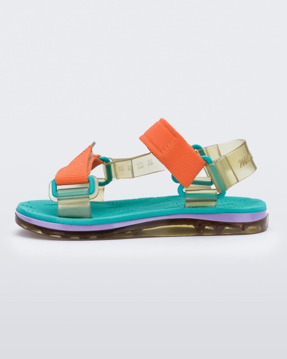 Mini Melissa Papete Rider Sandal-Kids Blue