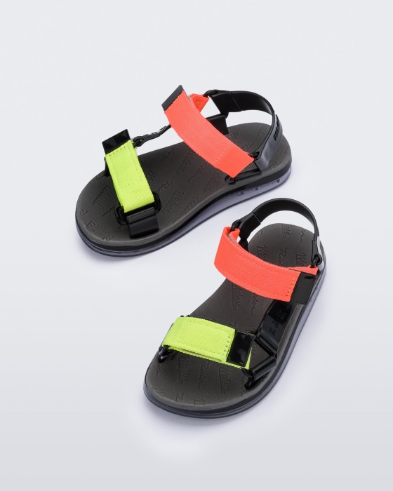 Mini Melissa Papete Rider Sandal-Kids Orange