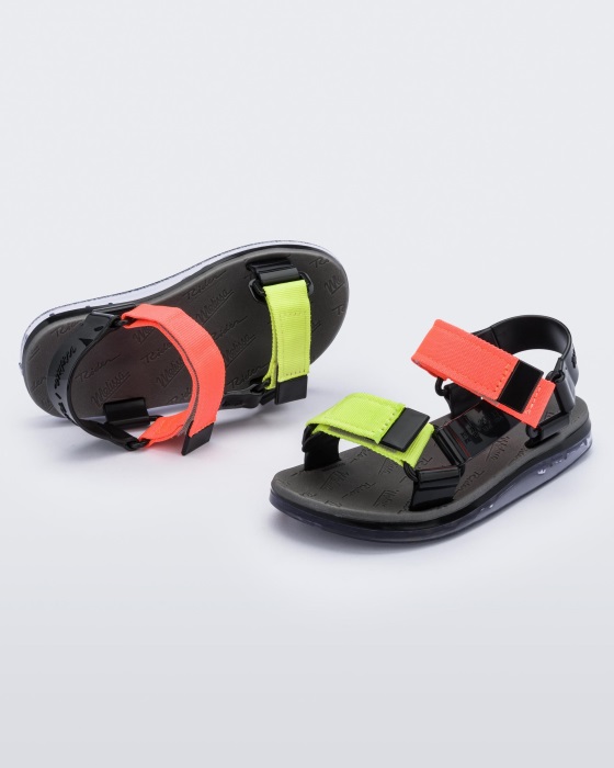 Mini Melissa Papete Rider Sandal-Kids Orange
