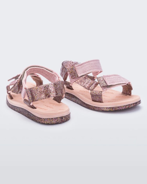 Mini Melissa Papete Rider Sandal-Kids Pink