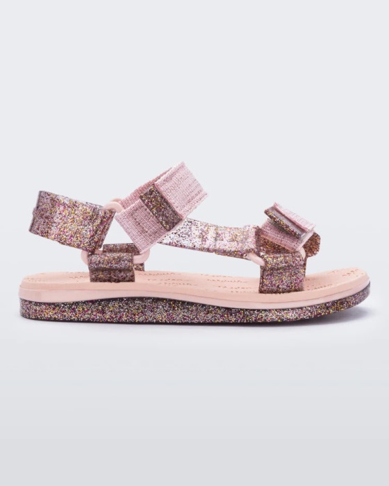 Mini Melissa Papete Rider Sandal-Kids Pink