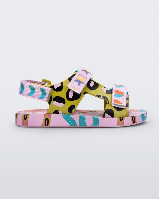 Mini Melissa Ping Pong Fabula Sandal-Kids Lilac-Blue