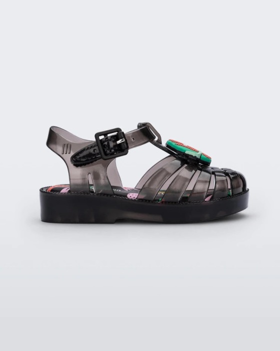 Mini Melissa Possession Fabula Sandal-Baby Black