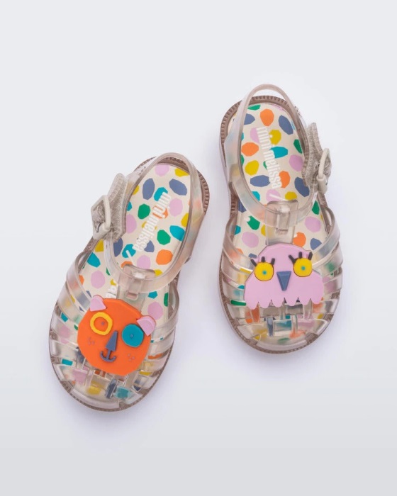 Mini Melissa Possession Fabula Sandal-Baby Clear