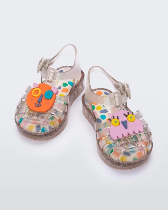 Mini Melissa Possession Fabula Sandal-Baby Clear