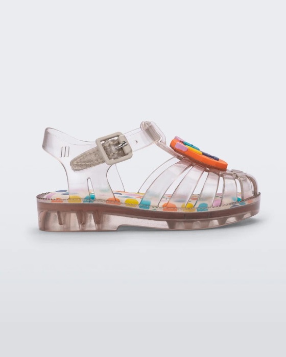 Mini Melissa Possession Fabula Sandal-Baby Clear