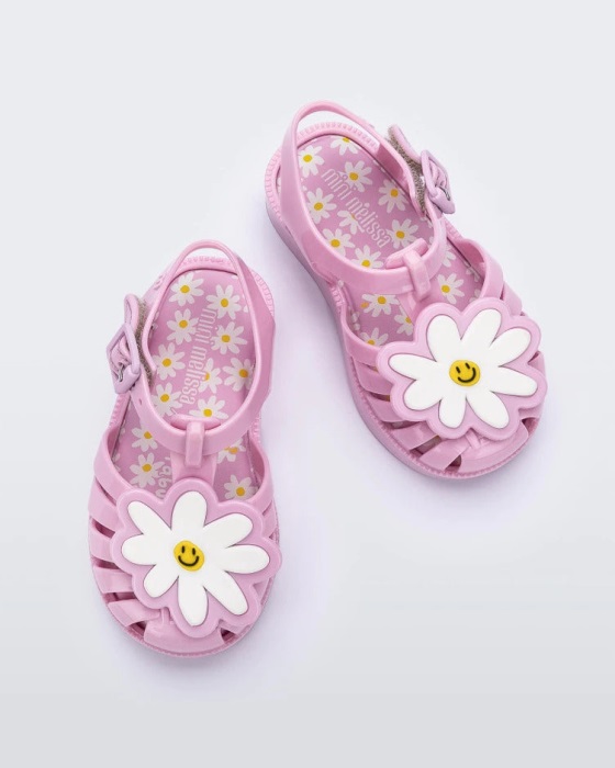 Mini Melissa Possession Fabula Sandal-Baby Pink