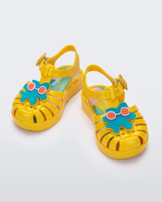 Mini Melissa Possession Fabula Sandal-Baby Yellow