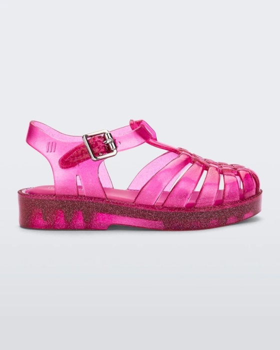 Mini Melissa Possession Final De Ano Sandal-Baby & Toddler Pink Glitter-Pink