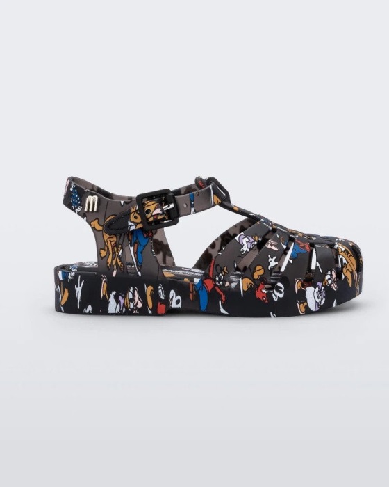 Mini Melissa Possession Mickey & Friends Sandal-Baby Black