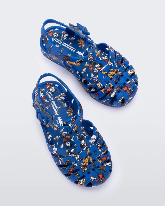 Mini Melissa Possession Mickey & Friends Sandal-Baby Blue