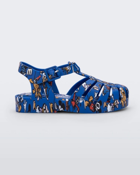 Mini Melissa Possession Mickey & Friends Sandal-Baby Blue