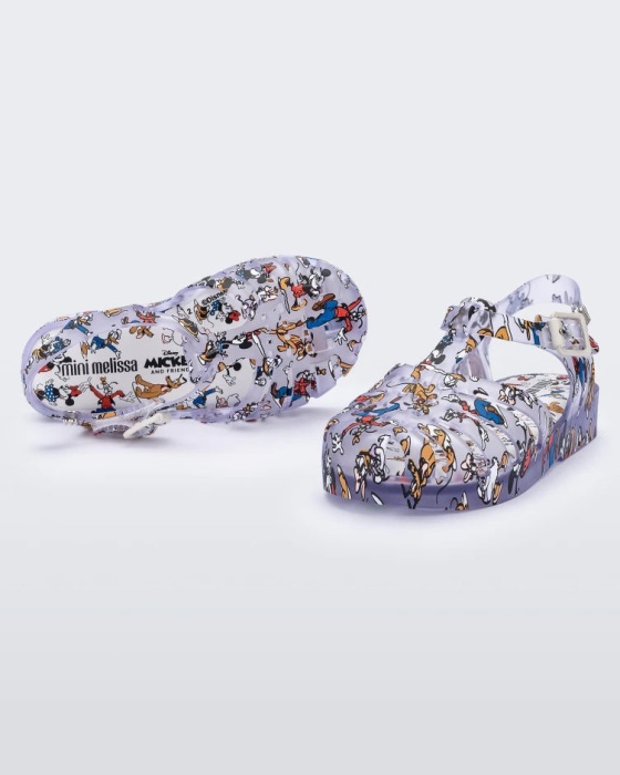Mini Melissa Possession Mickey & Friends Sandal-Baby Clear