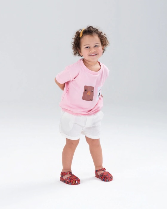 Mini Melissa Possession Mickey & Friends Sandal-Baby Red