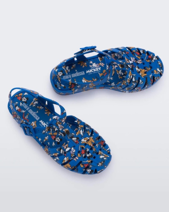 Mini Melissa Possession Mickey & Friends Sandal-Kids Blue