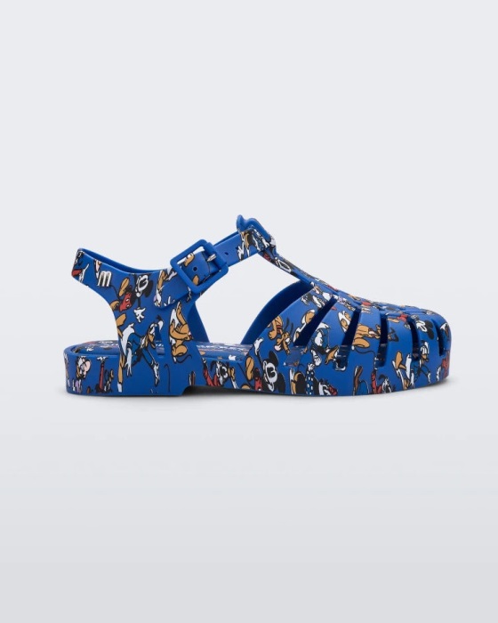 Mini Melissa Possession Mickey & Friends Sandal-Kids Blue
