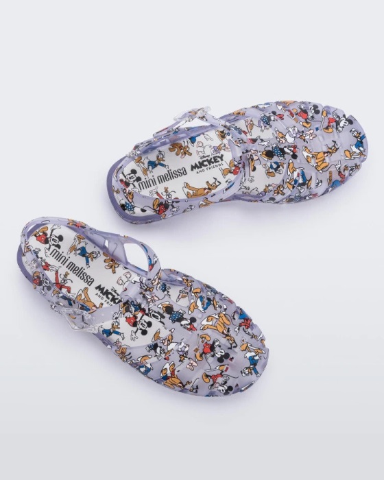 Mini Melissa Possession Mickey & Friends Sandal-Kids Clear