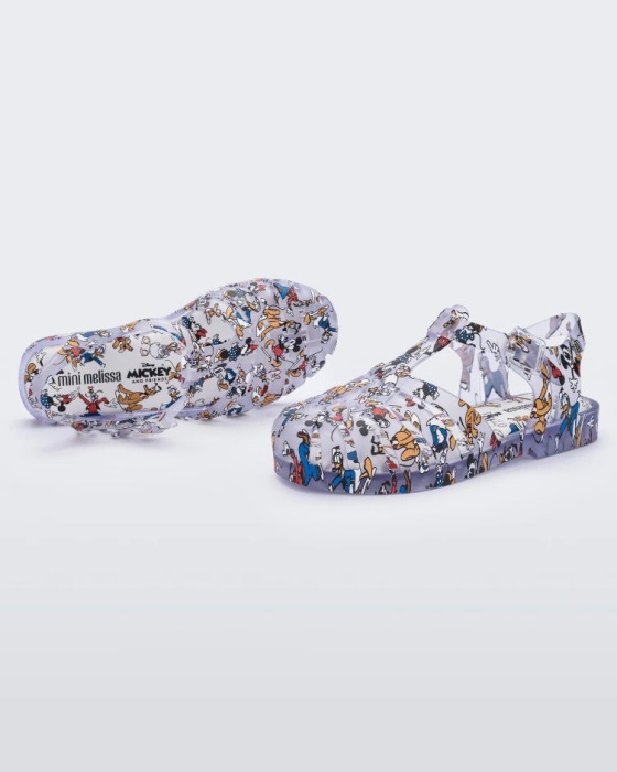 Mini Melissa Possession Mickey & Friends Sandal-Kids Clear