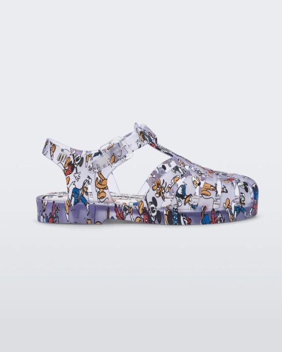 Mini Melissa Possession Mickey & Friends Sandal-Kids Clear