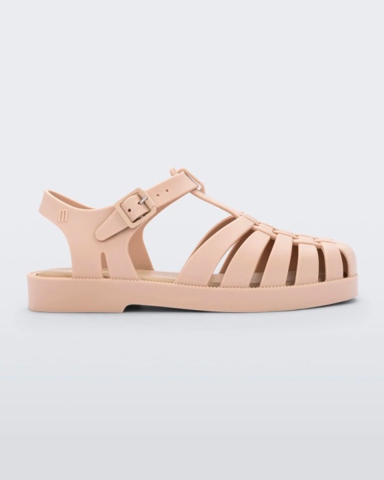Mini Melissa Possession Sandal-Kids Beige