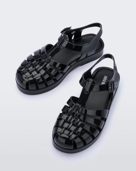 Mini Melissa Possession Sandal-Kids Black