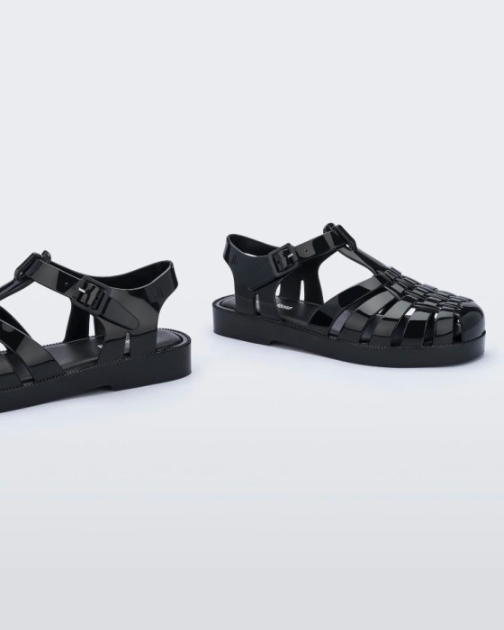 Mini Melissa Possession Sandal-Kids Black