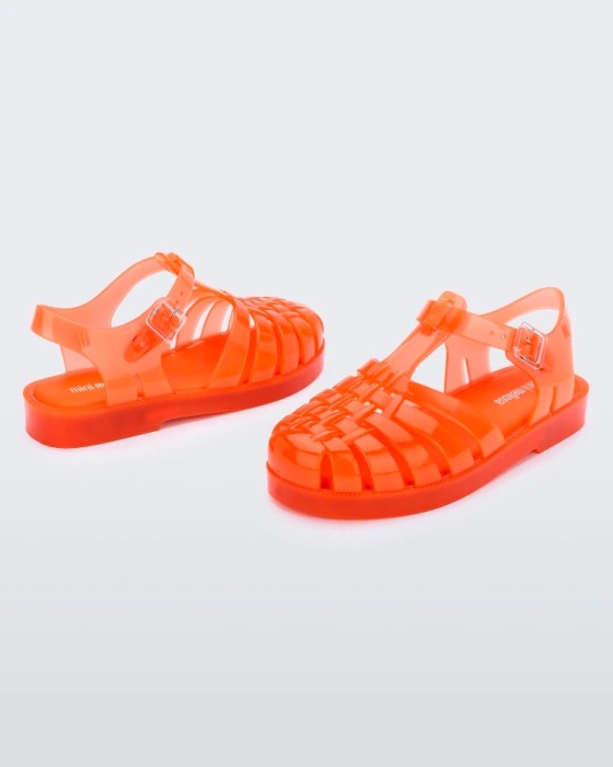 Mini Melissa Possession Sandal-Kids Orange