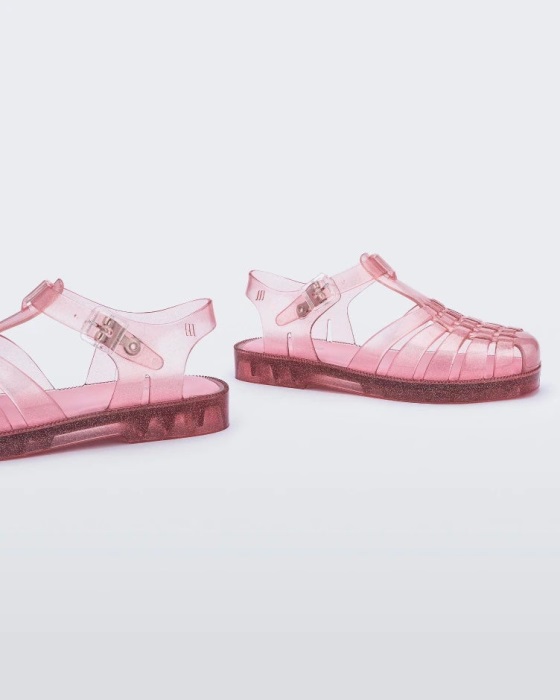 Mini Melissa Possession Sandal-Kids Pink Glitter