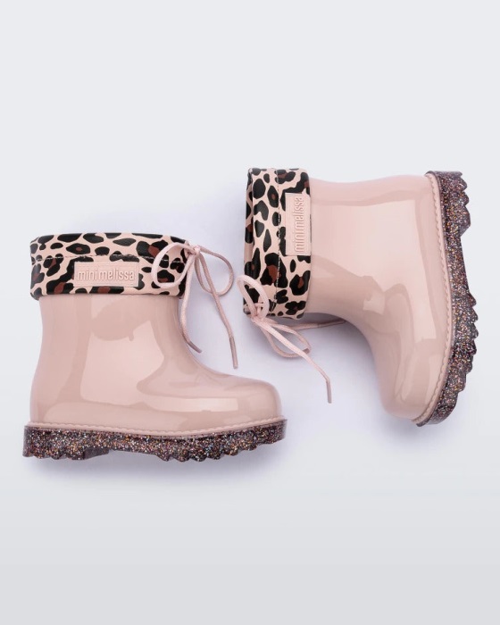 Mini Melissa Rain Boot II-Baby Pink