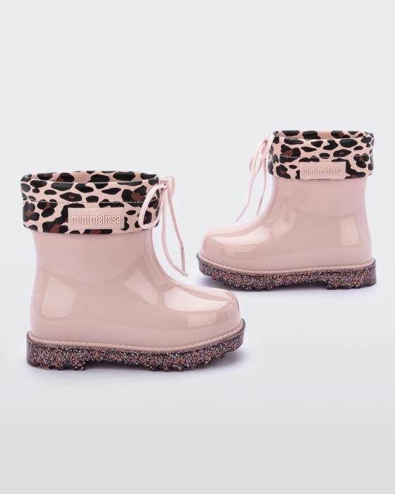 Mini Melissa Rain Boot II-Baby Pink