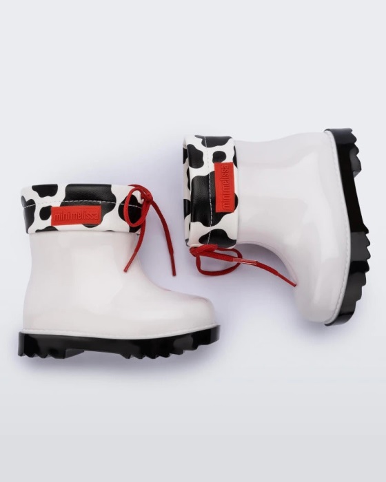 Mini Melissa Rain Boot II-Baby White