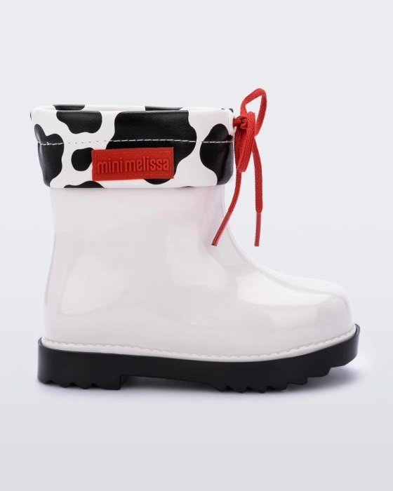 Mini Melissa Rain Boot II-Baby White
