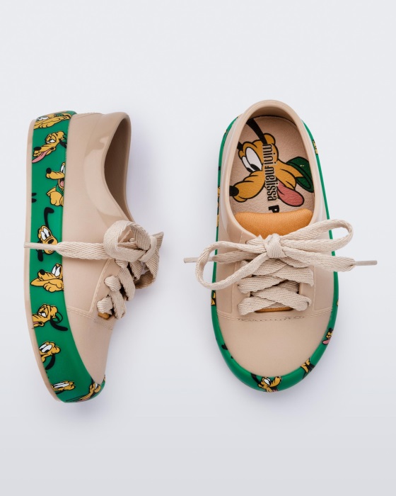 Mini Melissa Street Mickey & Friends Sneaker-Baby Beige