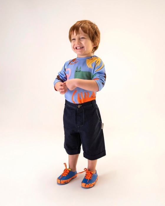 Mini Melissa Street Mickey & Friends Sneaker-Baby Blue