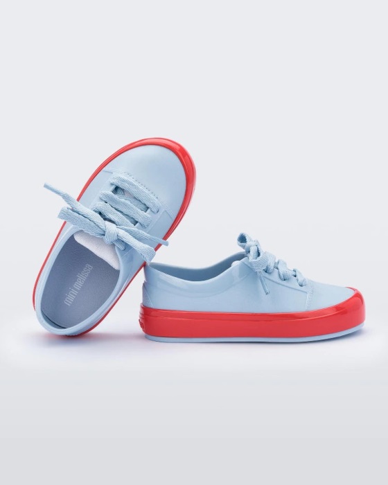 Mini Melissa Street Sneaker-Baby Blue