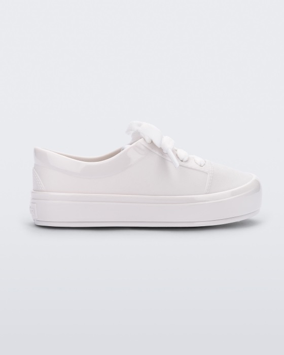 Mini Melissa Street Sneaker-Baby White