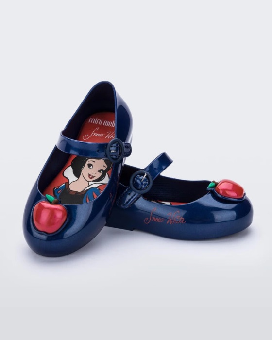 Mini Melissa Sweet Love Disney Princess Flat-Baby Blue