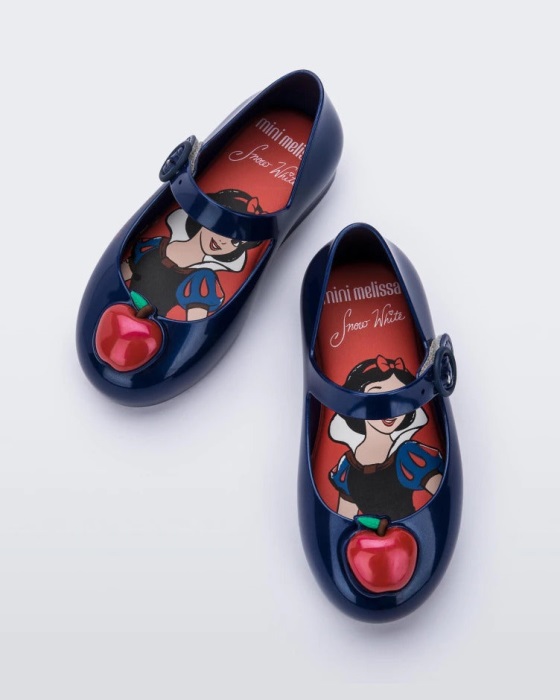 Mini Melissa Sweet Love Disney Princess Flat-Baby Blue
