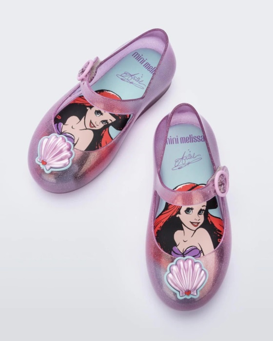 Mini Melissa Sweet Love Disney Princess Flat-Baby Purple