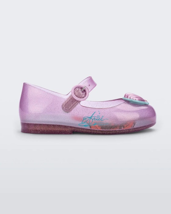 Mini Melissa Sweet Love Disney Princess Flat-Baby Purple