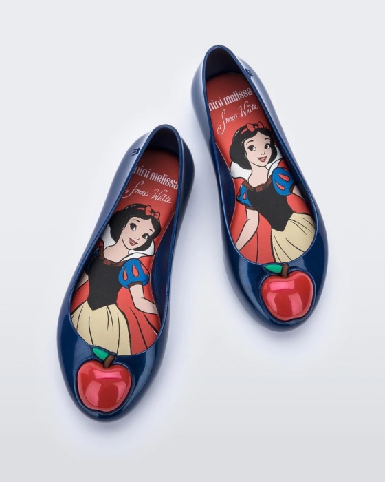 Mini Melissa Sweet Love Disney Princess Flat-Kids Blue