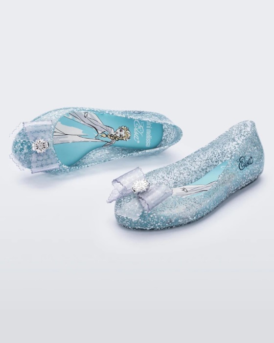 Mini Melissa Sweet Love Disney Princess Flat-Kids Clear