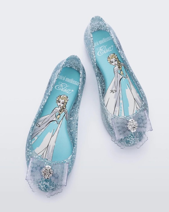 Mini Melissa Sweet Love Disney Princess Flat-Kids Clear